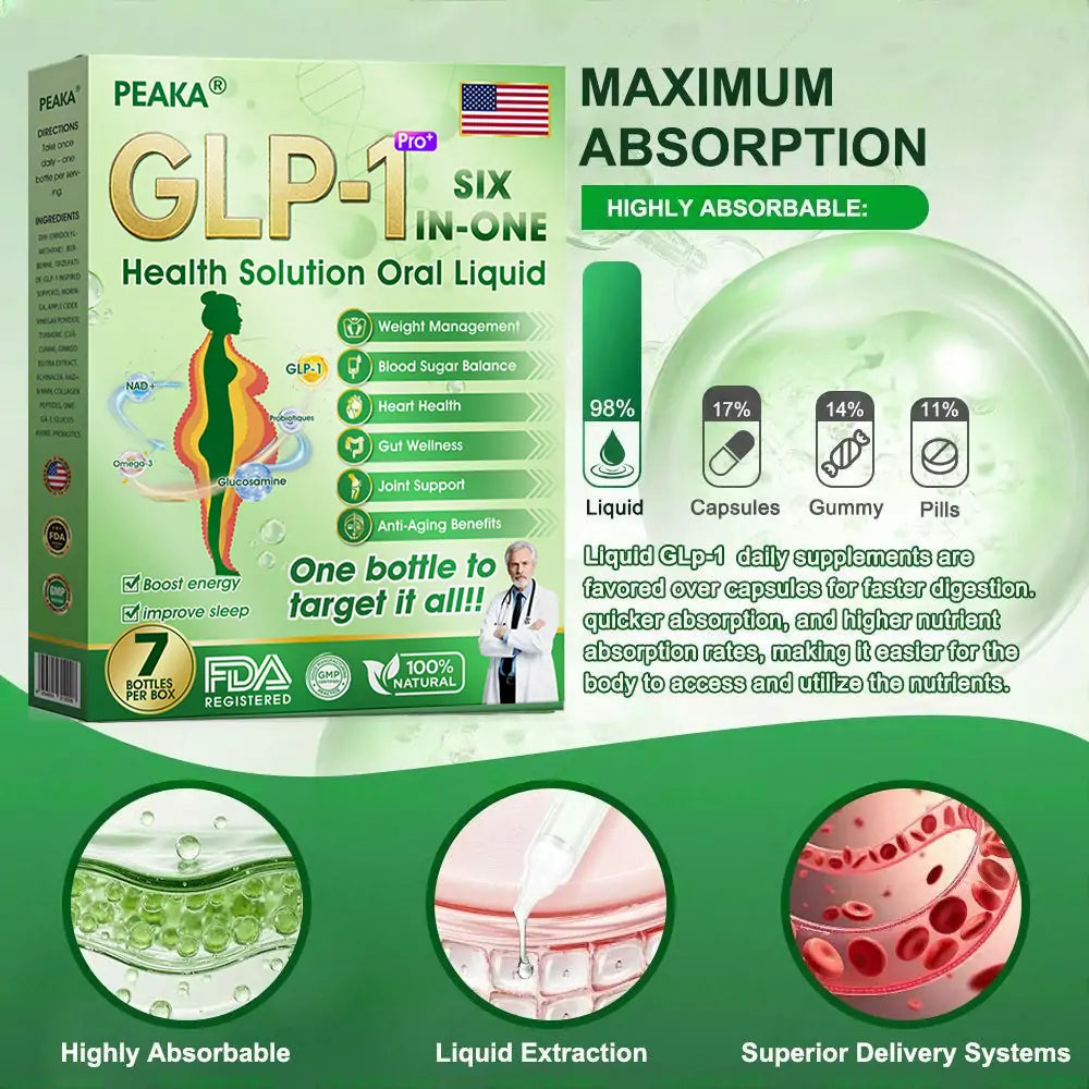 | 𝐋𝐚𝐬𝐭 𝐃𝐚𝐲 – 𝟖𝟎% 𝐎𝐟𝐟 | 🇺🇲🏥 𝐏𝐄𝐀𝐊𝐀® Six-in-One Health Liquid 💧 Daily ✅ Weight ⚖️, Heart ❤️, Metabolism 🔄, Sleep 💤, Digestion 🌿, Joints 🤸 & Vitality 🌟 – Noticeable results in 7 days! ✅